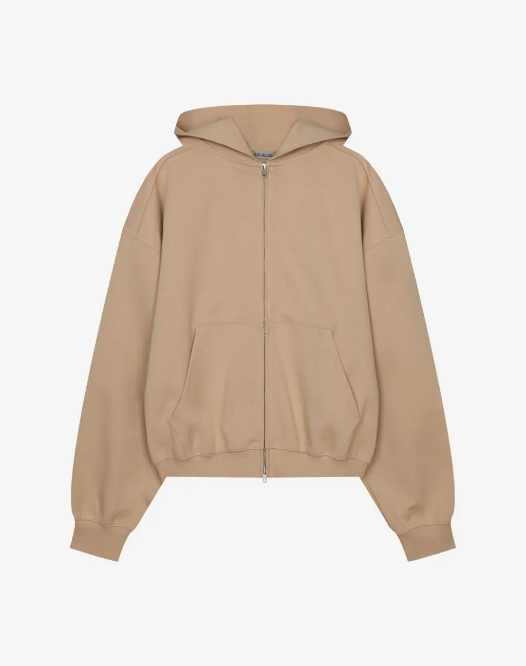 Border Full Zip Sweat Jacket [Beige]