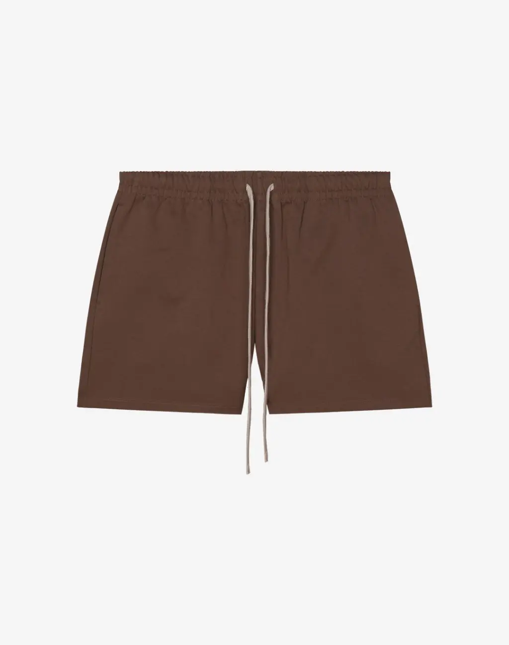 Women's Border Sweat Shorts [Brown]