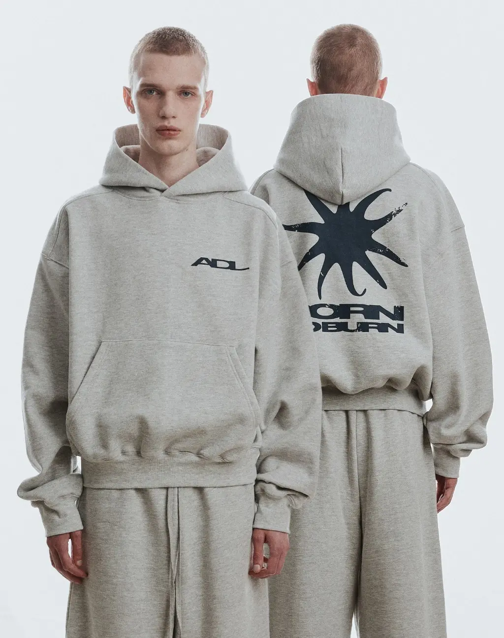 Blast BonToBan Cover Hoodie [Melange Gray]