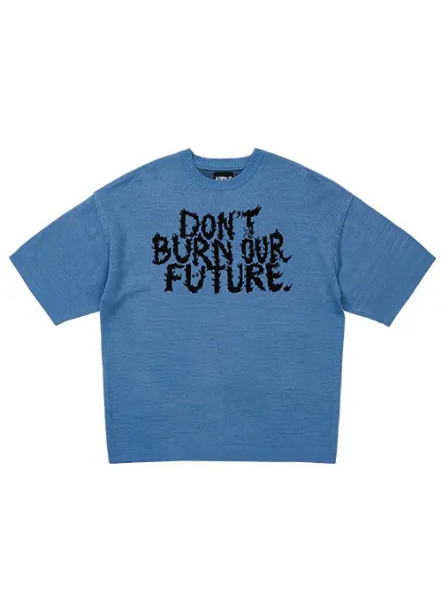DBOF Short Sleeve Knit T-Shirt [SKY BLUE] — vue 1