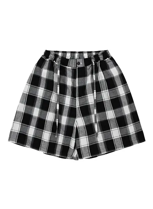 Check Shorts [BLACK]