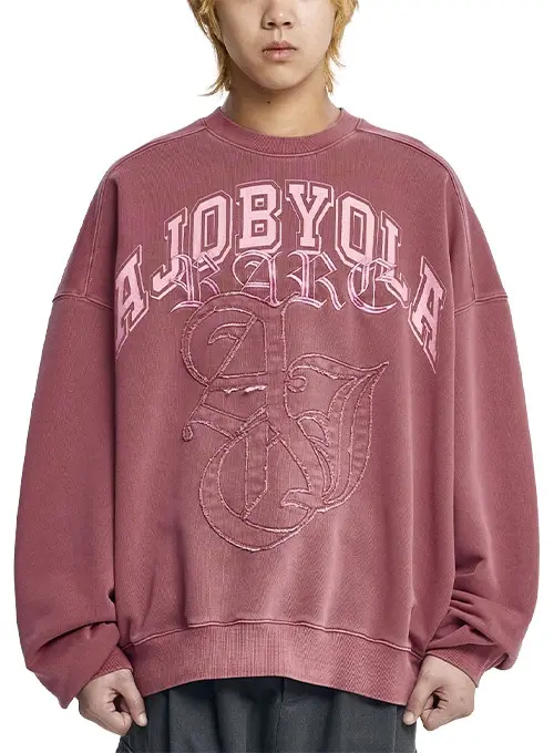 Rare University Washed Sweatshirt [PINK]