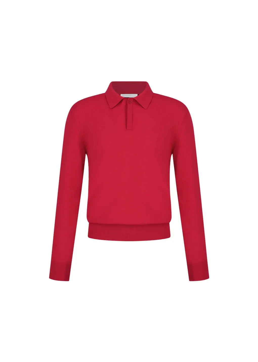 Wool Collar Knit, Red