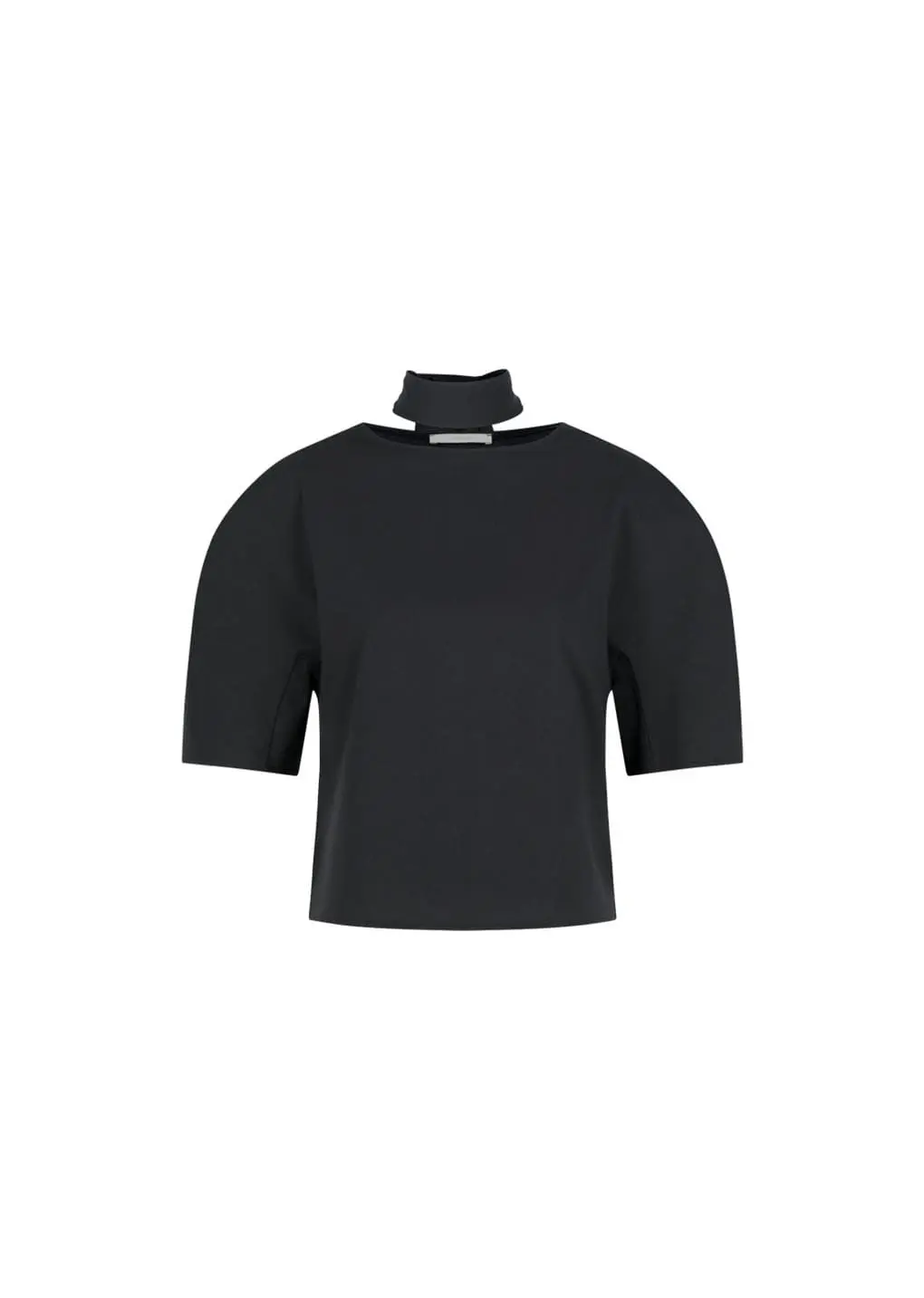 Padded Jersey Top, Charcoal