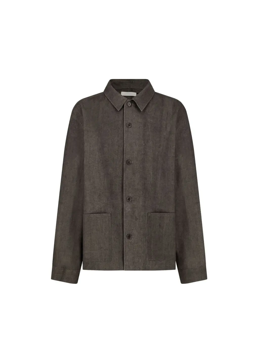 Linen Pocket Jacket, Brown