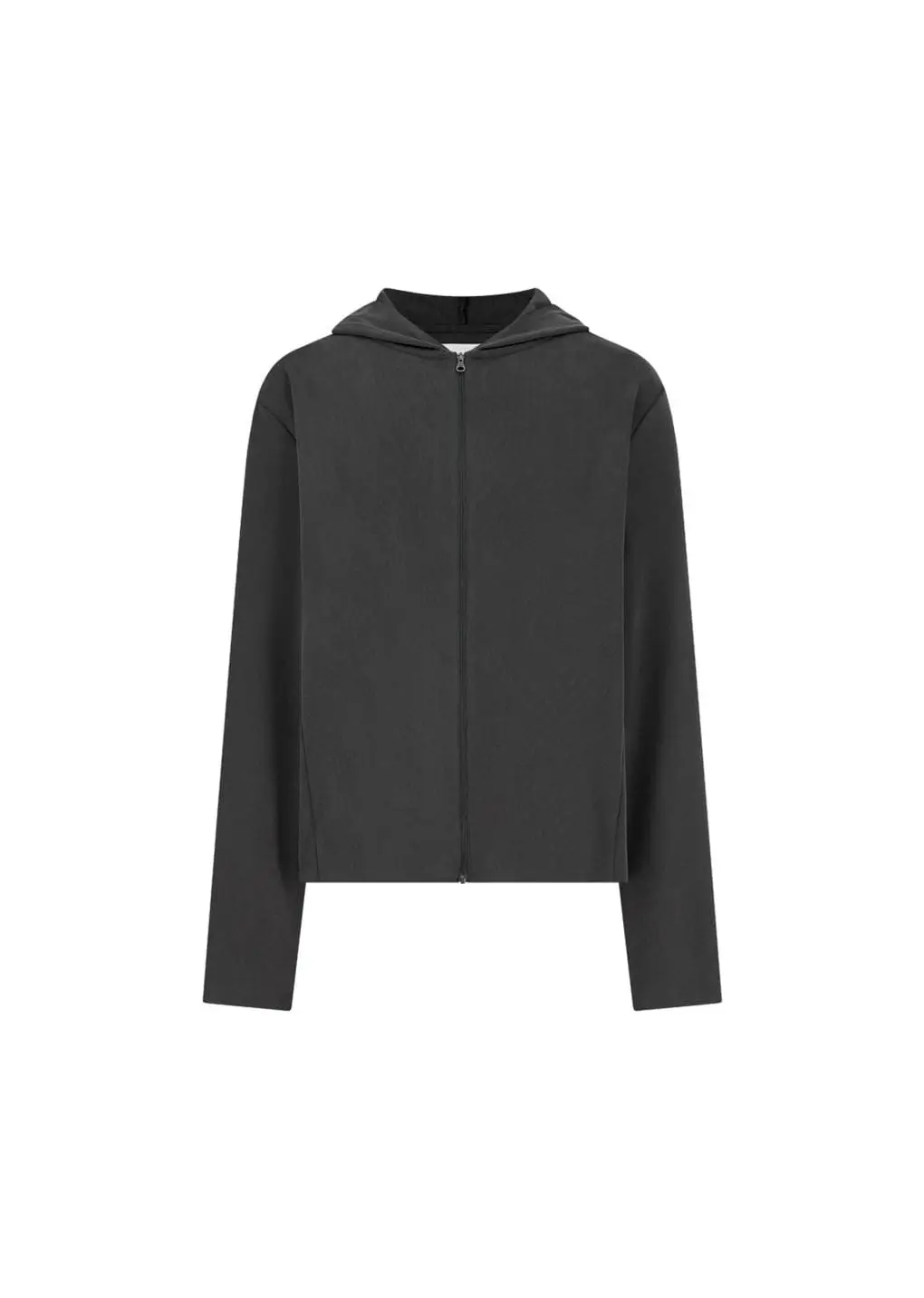 Jersey Hooded Jumper, Charcoal
