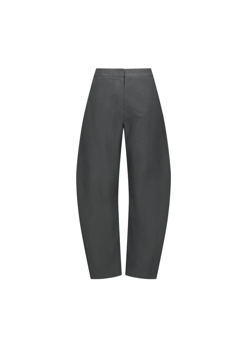 Curved long pants, Charcoal