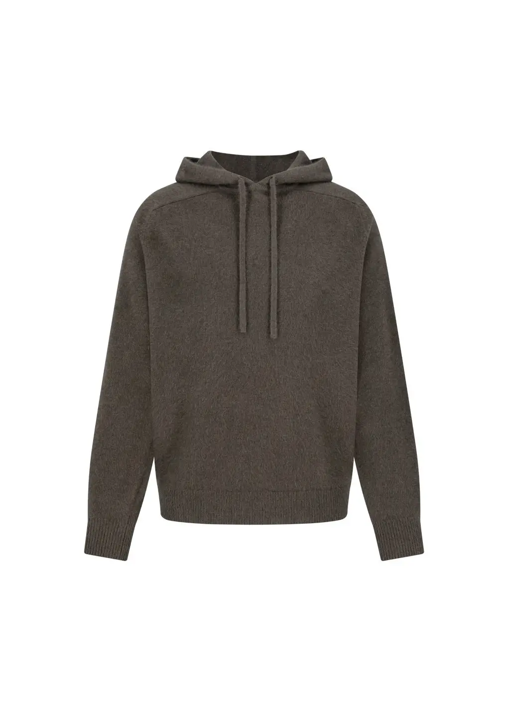 Racoon hoodie knit, Brown