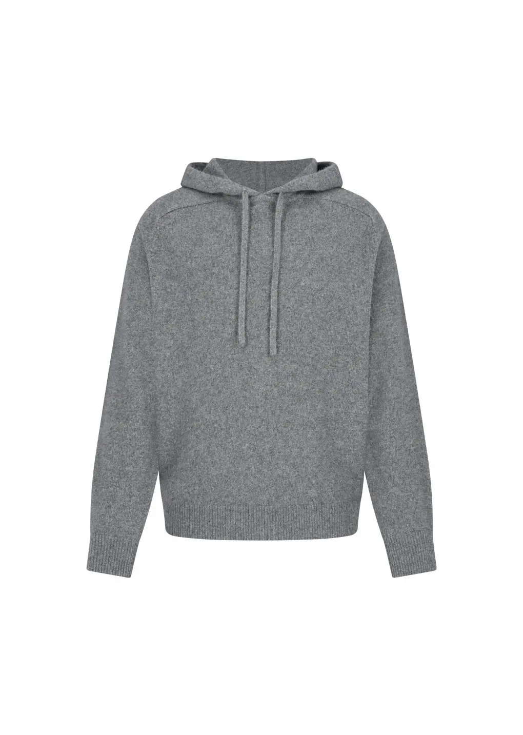 Racoon hoodie knit, Grey