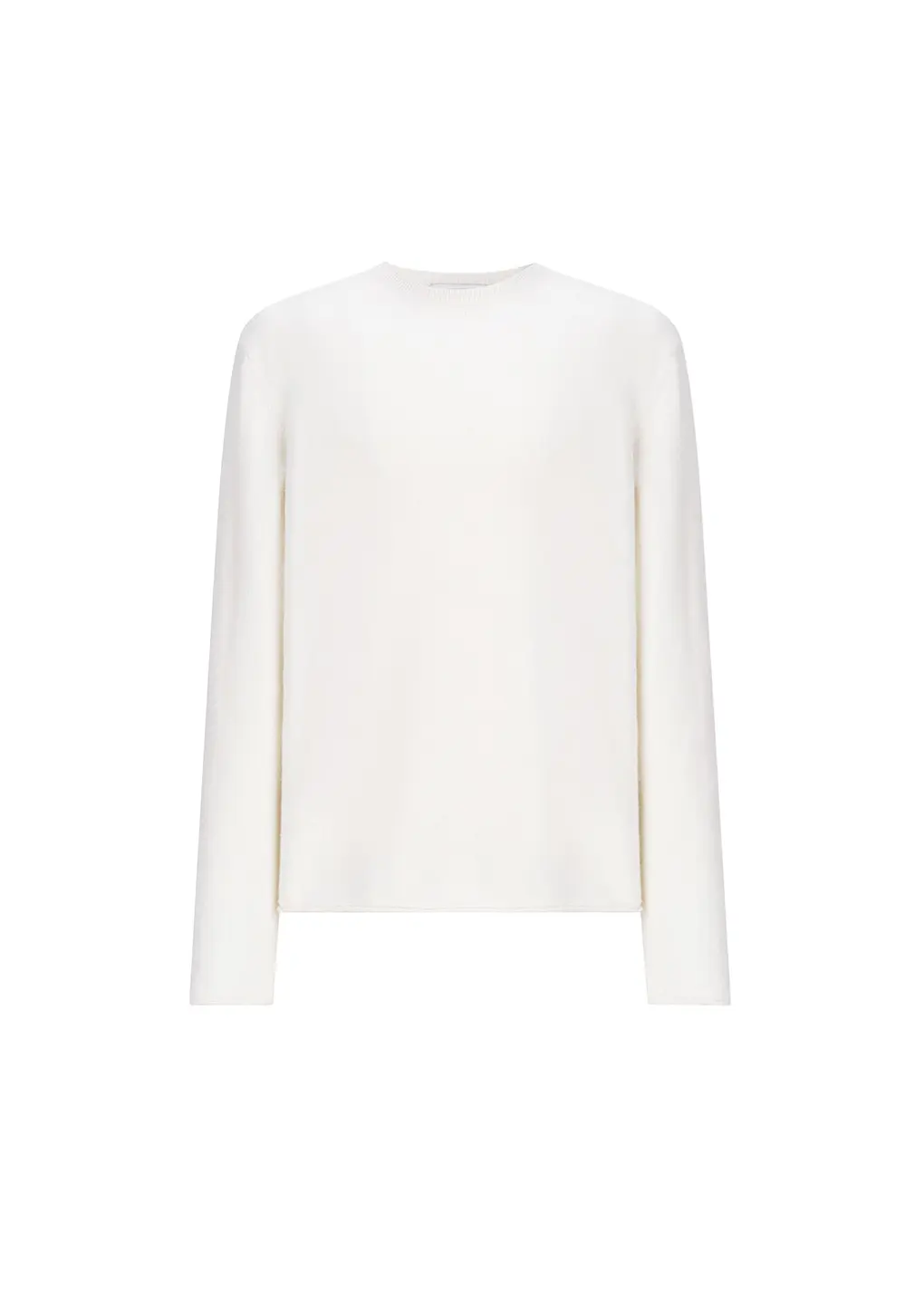 Cashmere Easy Crewneck Knit, Ivory