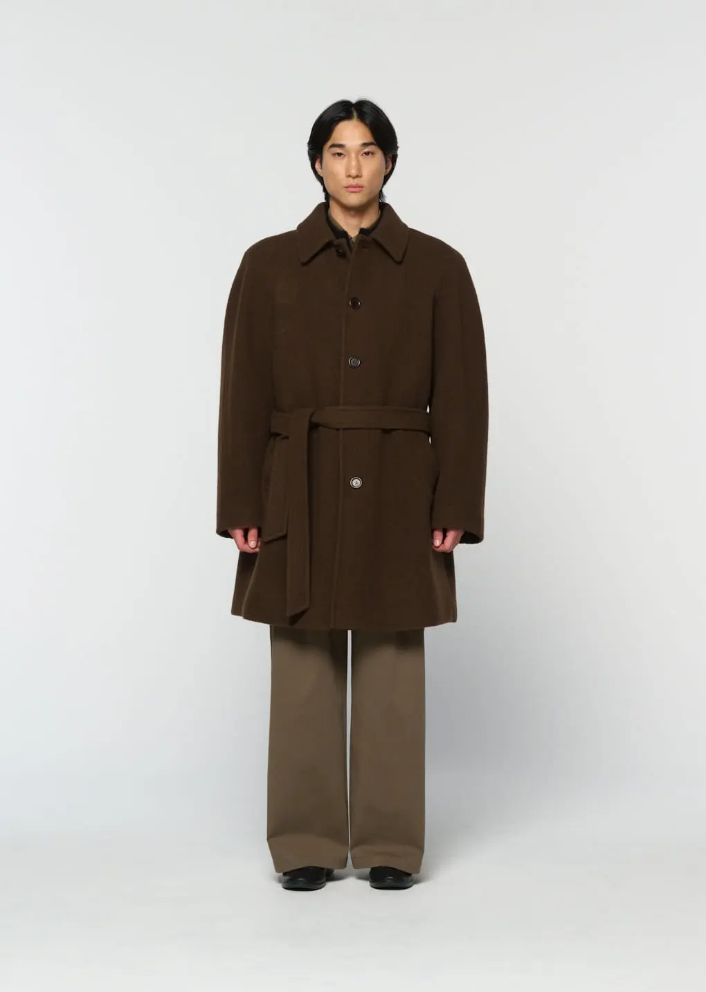 Men's Raglan Coat, Brown