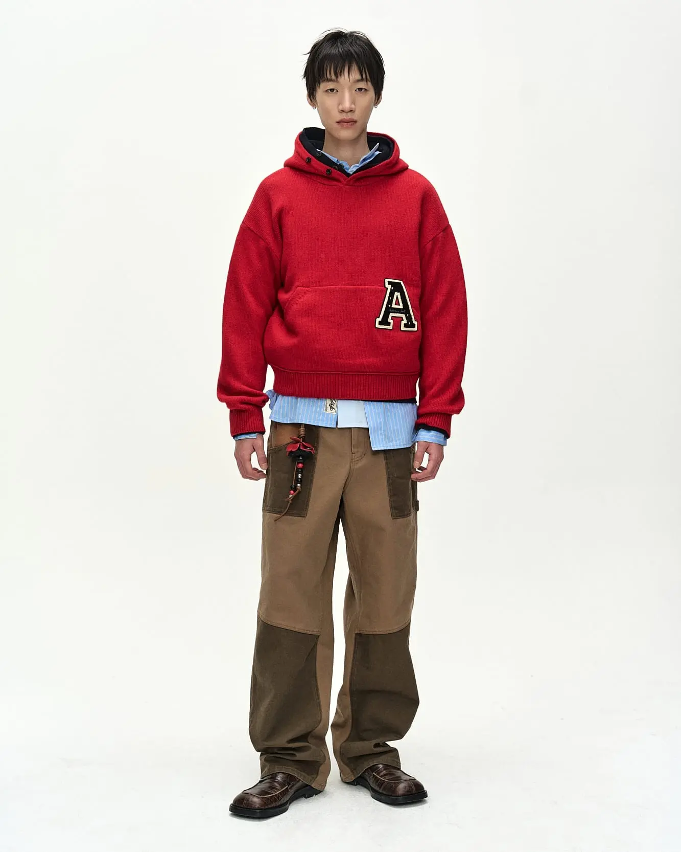 Varsity Patch Hoodie (Red)
