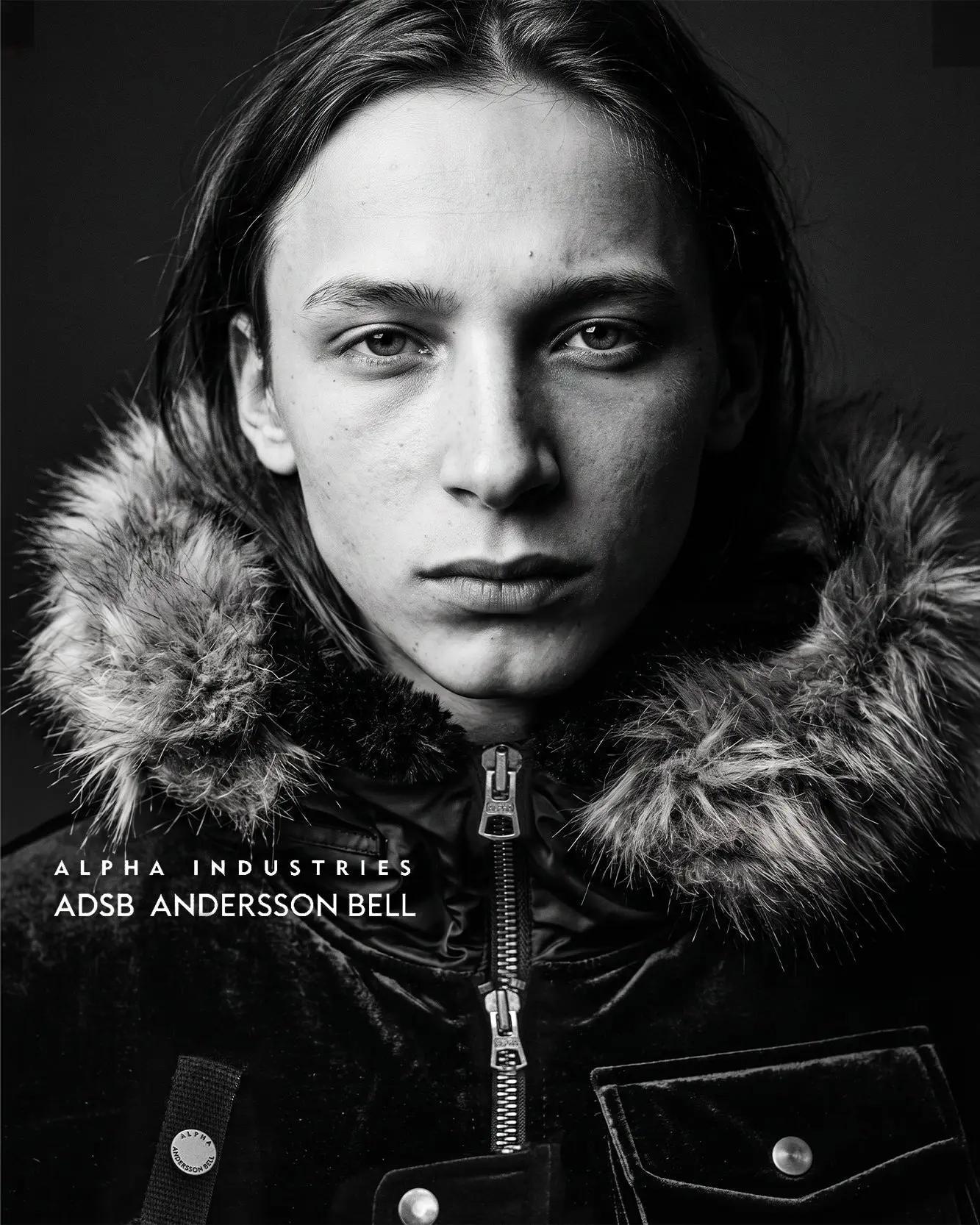 Andersson Bell X Alpha Industries Vest Layered N-2b Jacket (Black)