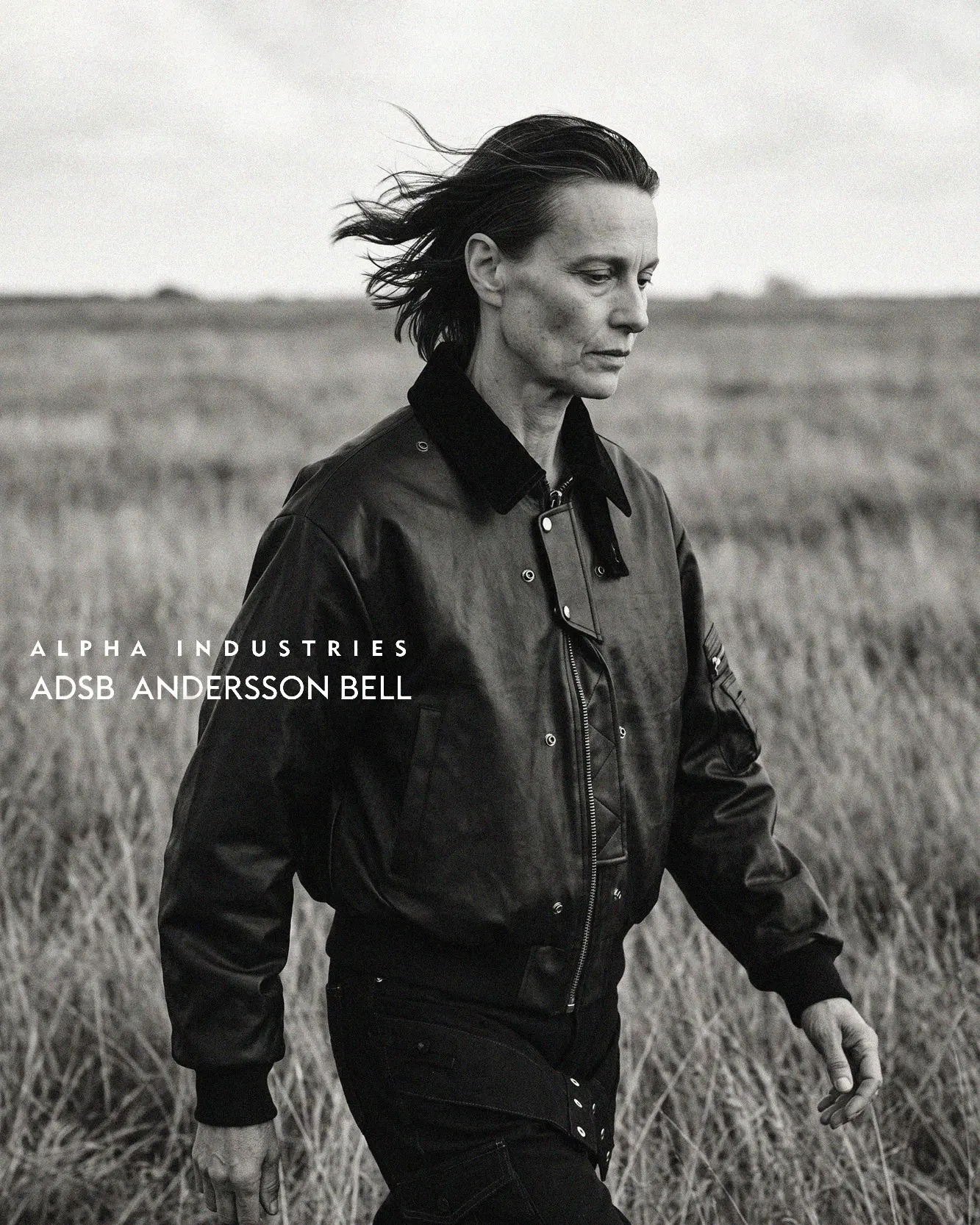 Andersson Bell X Alpha Industries Cwu 45/P Flight Jacket (Black)
