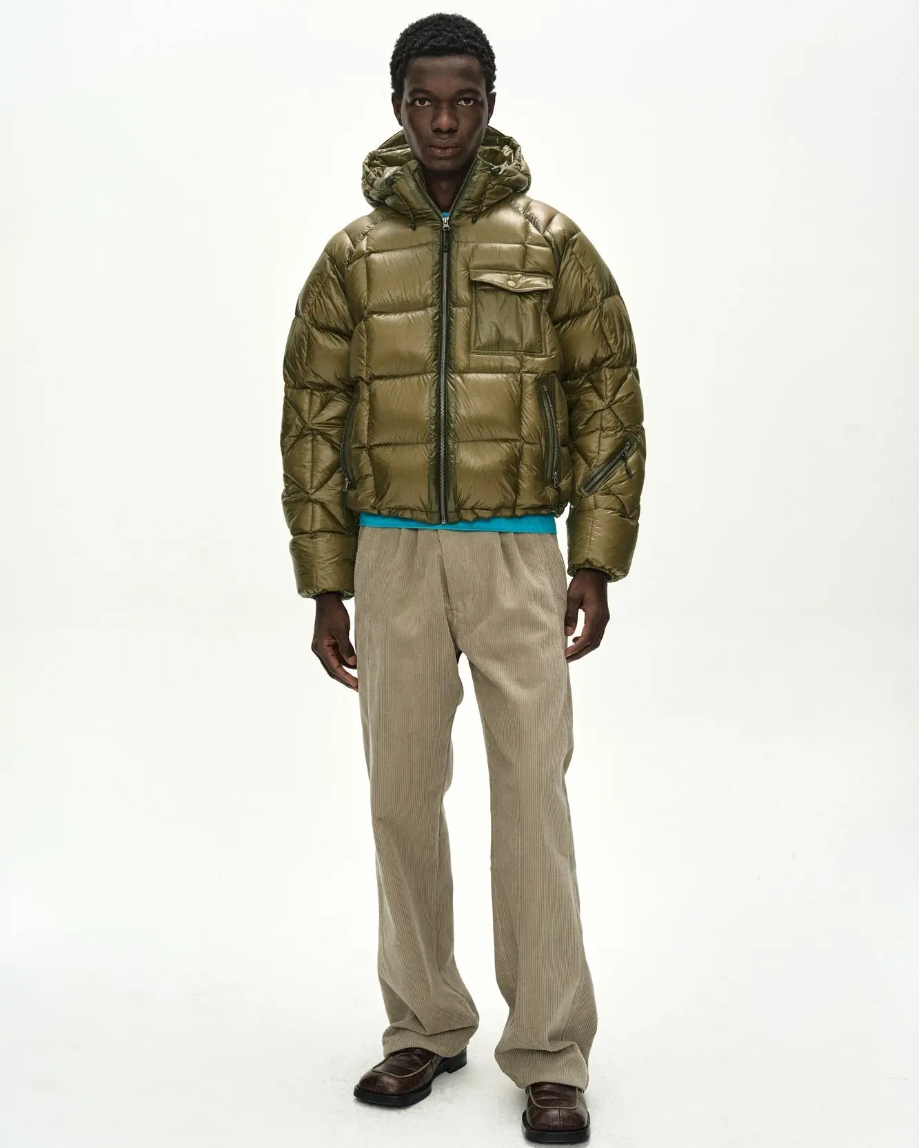 Torino Lightweight Down Jacket (Olive)
