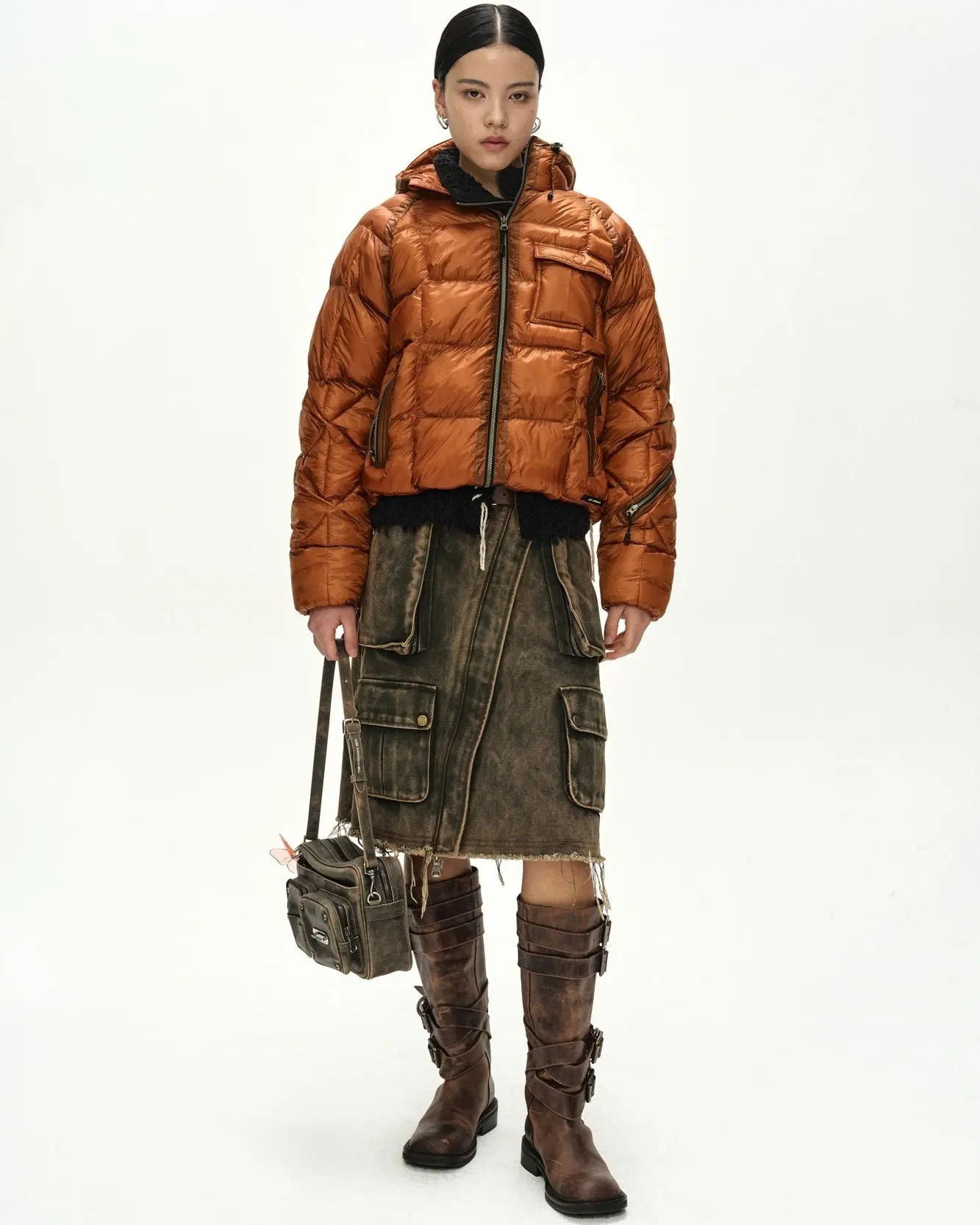 Torino Lightweight Down Jacket (Orange)