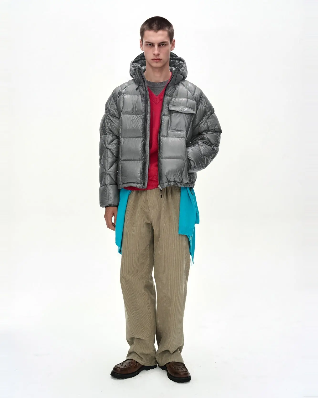 Torino Lightweight Down Jacket (Grey)