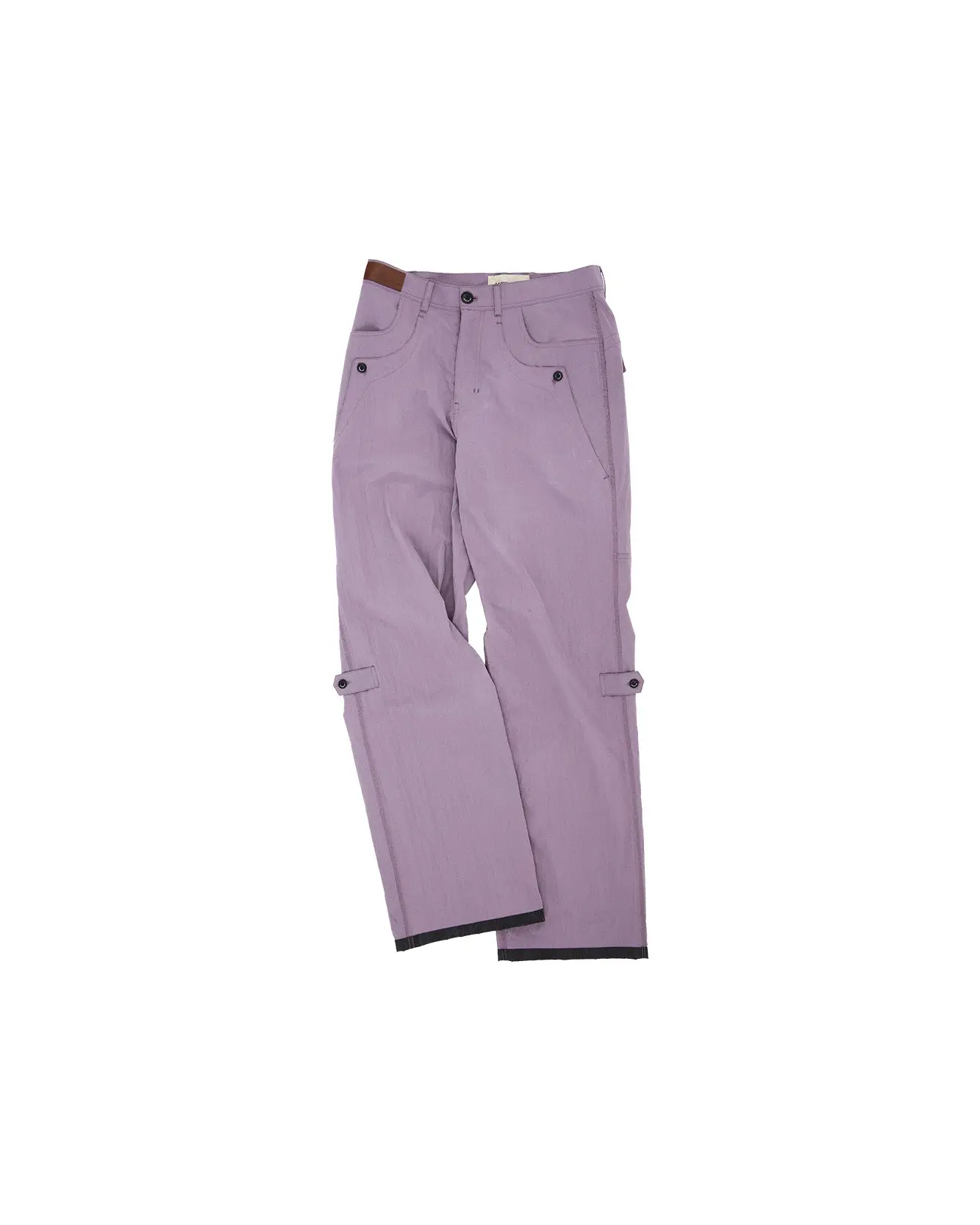 Crack Nylon Inside-Out Trouser (Purple)