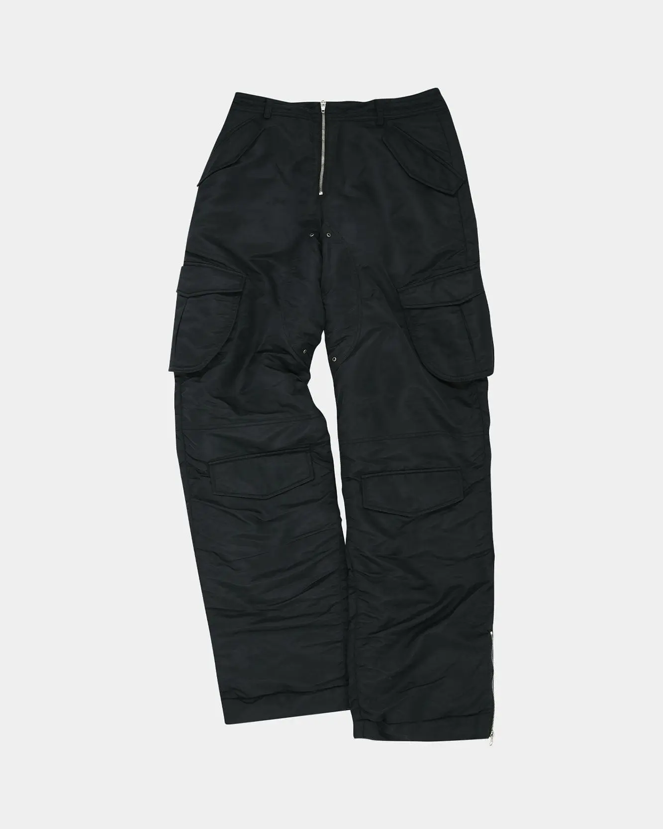 Reversible Padded Cargo Pants (Black)