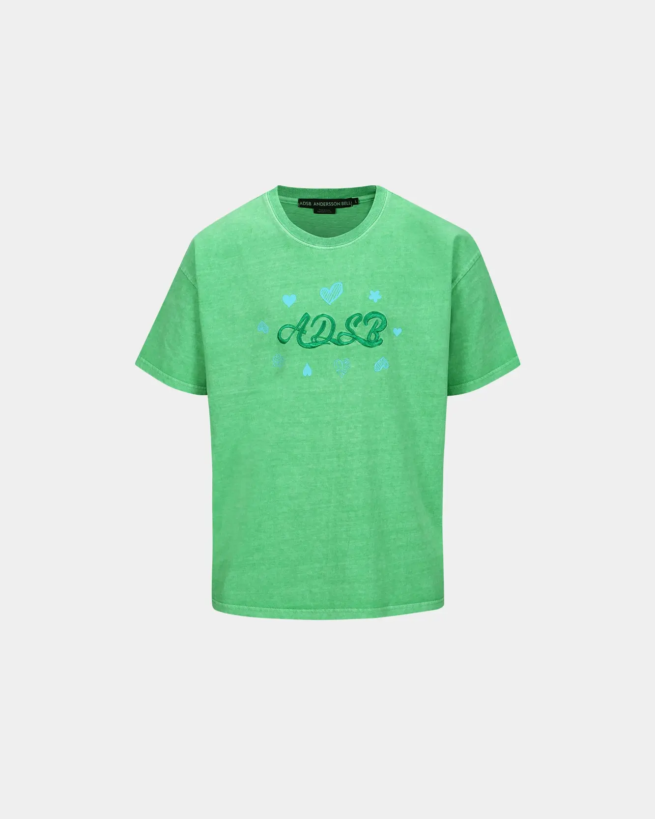 ADSB Hearts Card T-Shirts (Green)