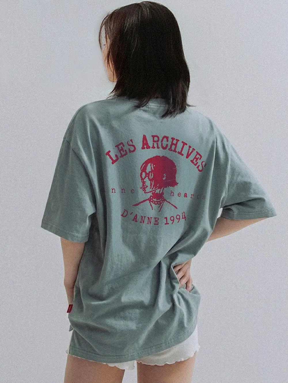 Bob Muse Print Overfit Tee (Sage Green)