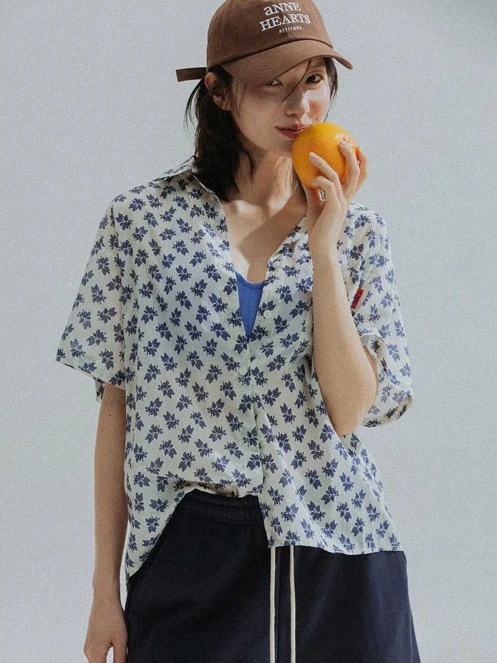 Botanical Cotton Shirt (Ivory)