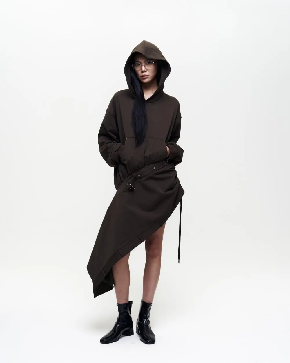 Hood one-piece (Khaki)