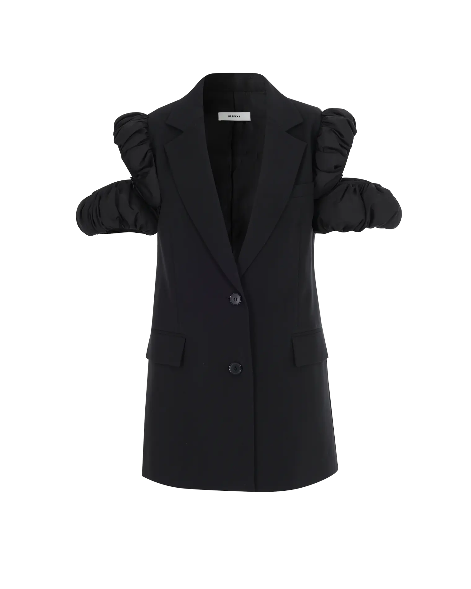 Puff Sleeveless Blazer