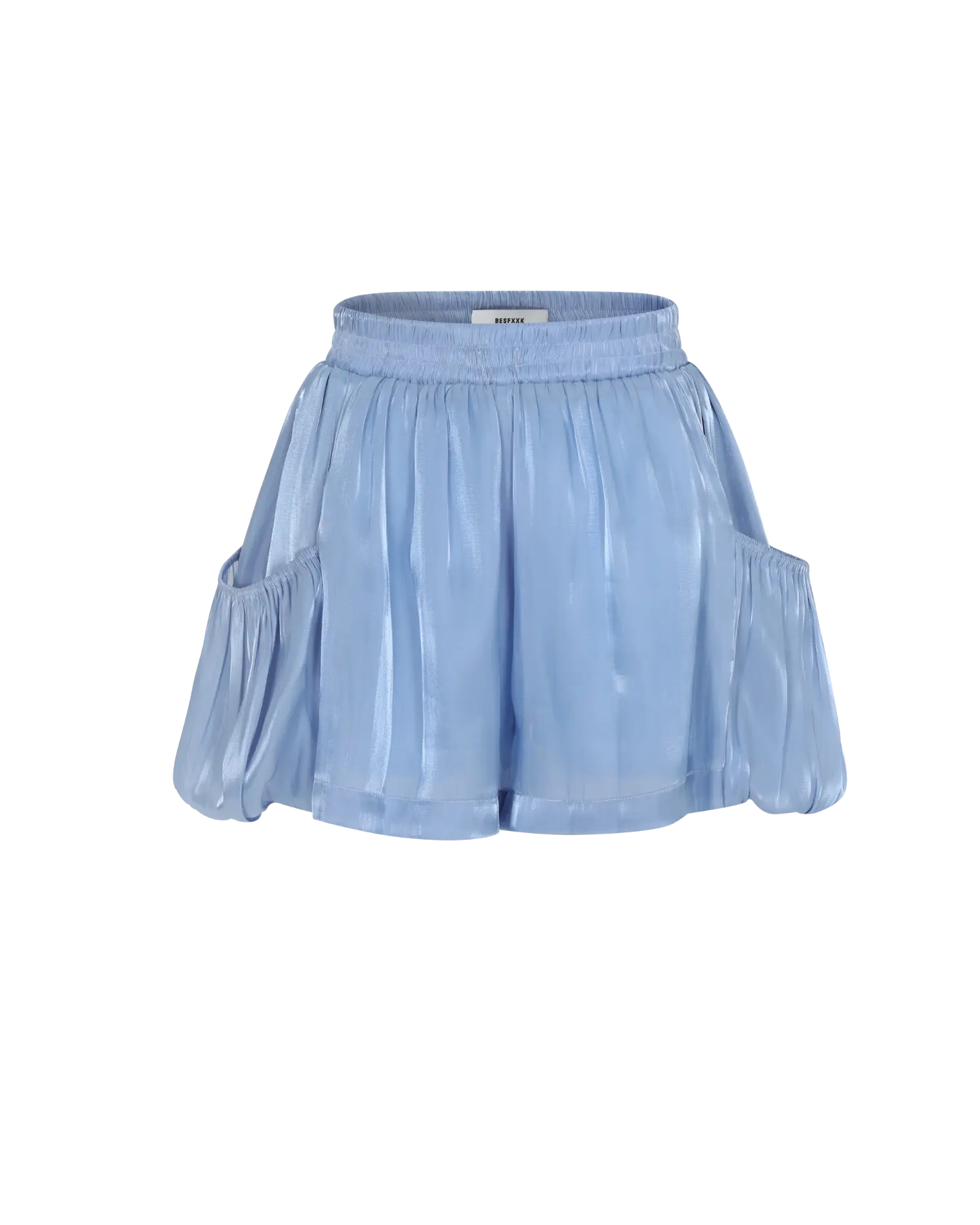 Glossy Boxer Shorts (Blue)