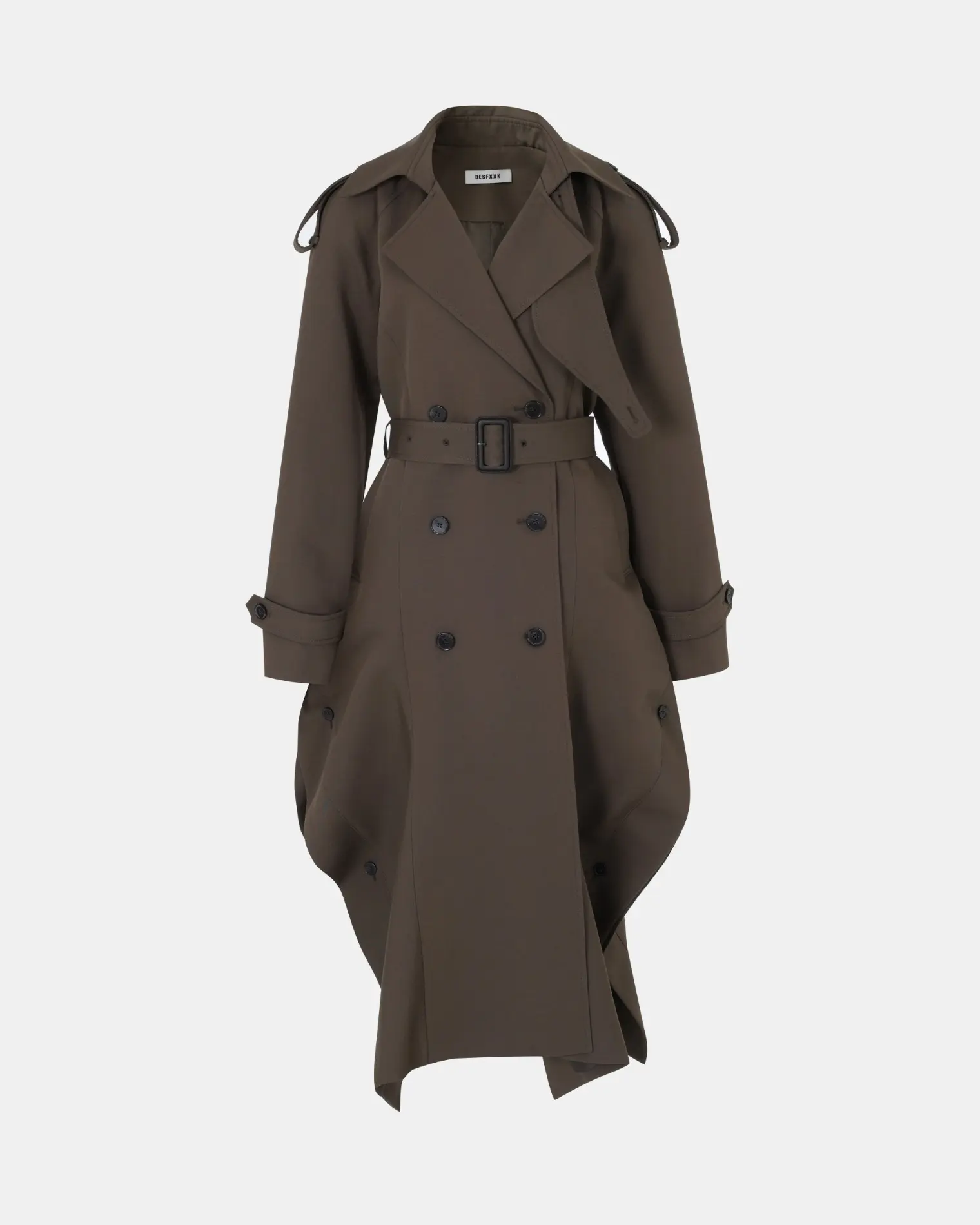 Decon Wavy Trench Coat