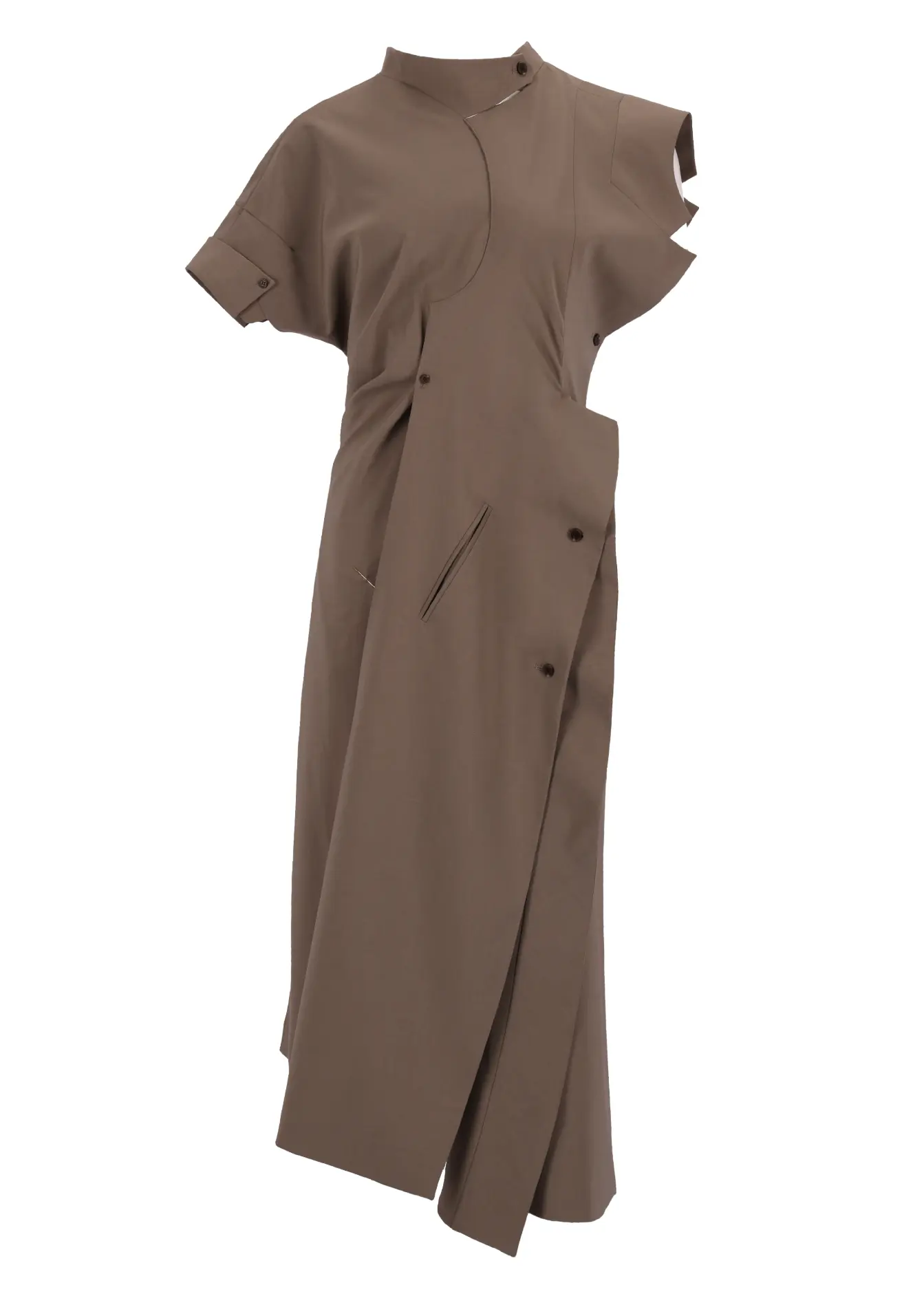 Panel Decon Long Dress