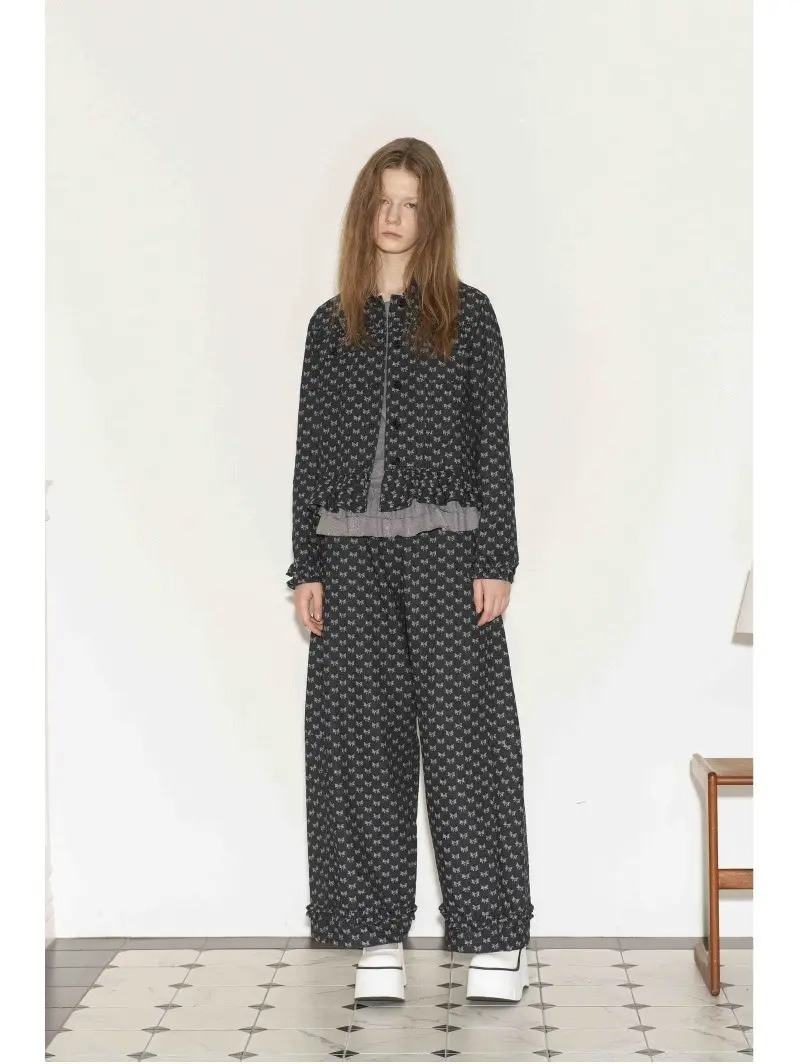 Denim Balloon Wide Pants