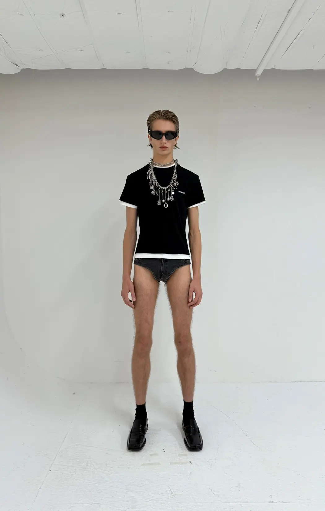 Layered B&W T-Shirt
