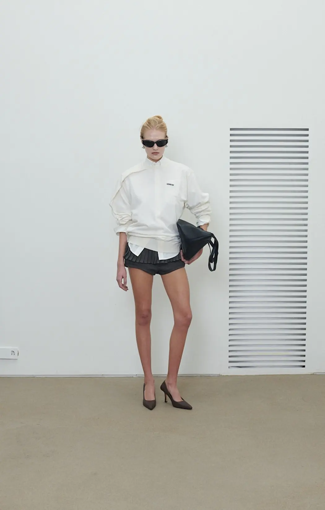 Detachable Pleats Shorts