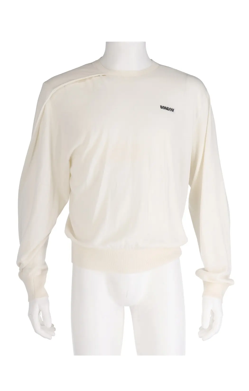 Asym-Tuck Sweater (Ivory)