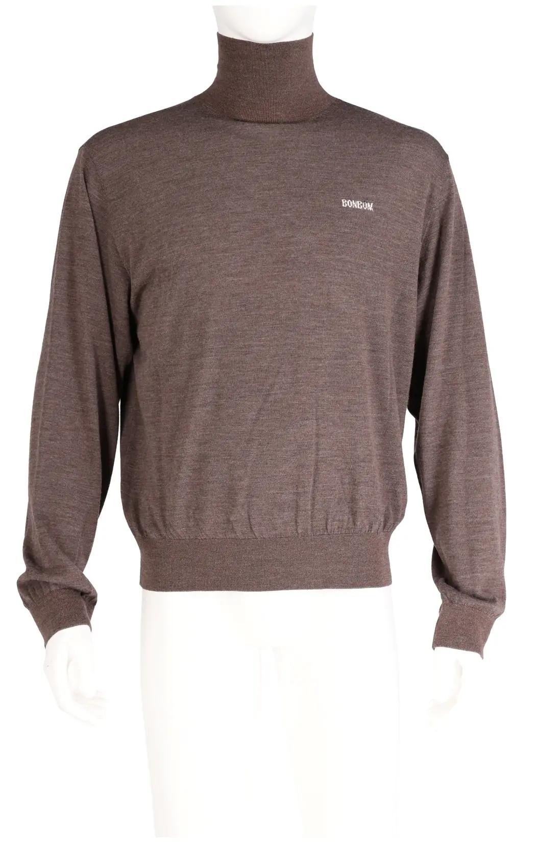 High Neck Sweater (Stone Brown)