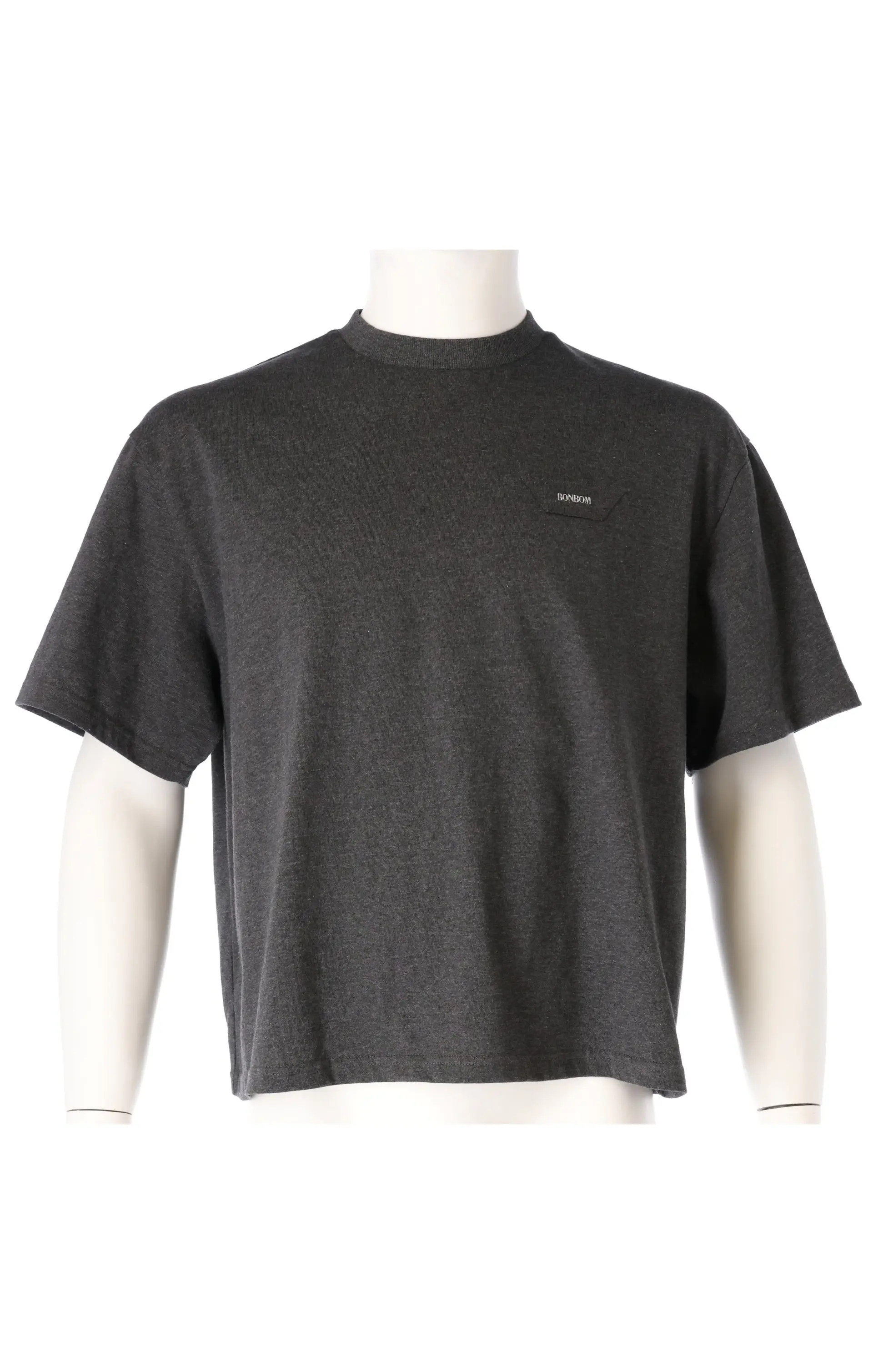 Signature Trapezoid Patch T-Shirt (Charcoal)
