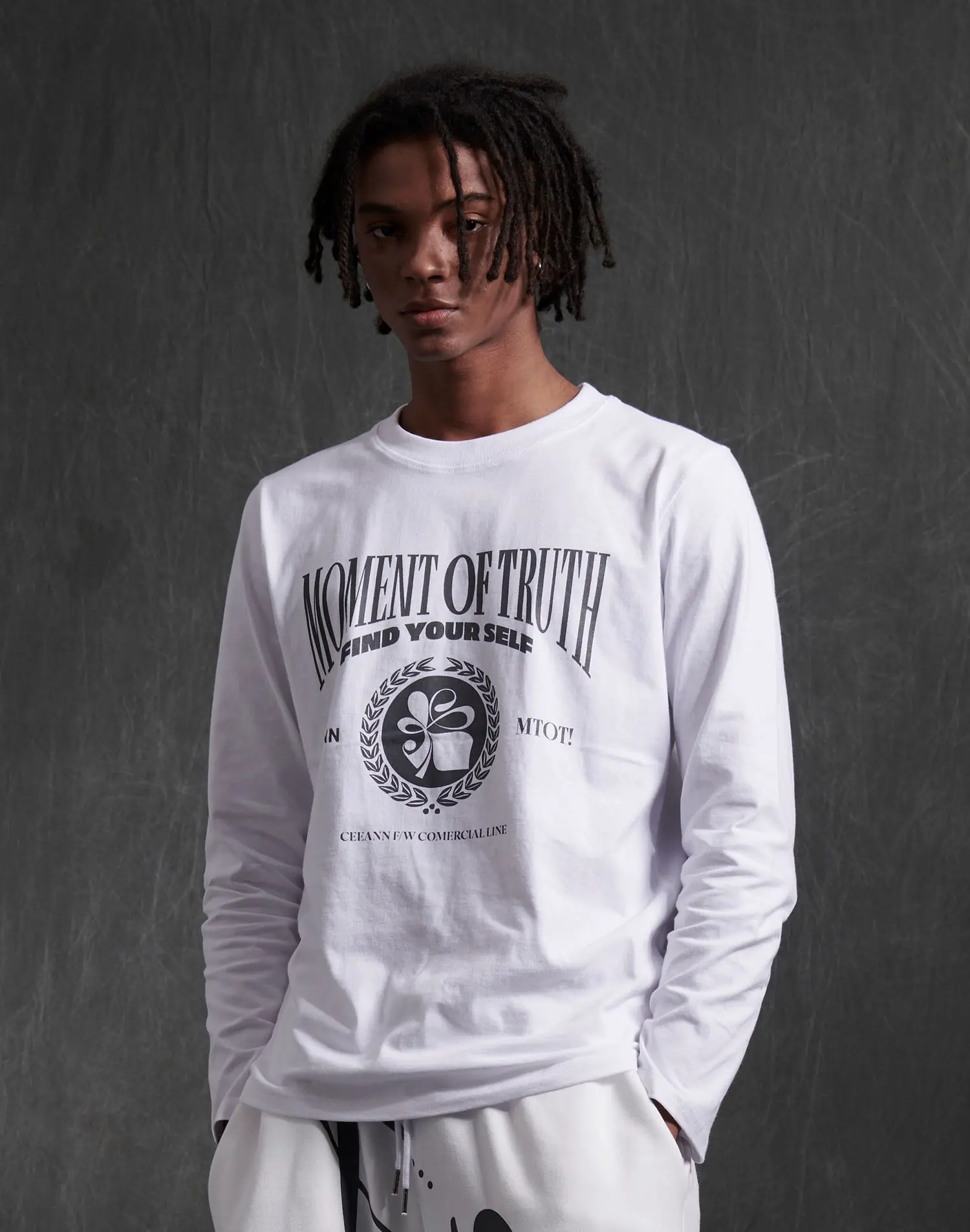 Classic Long Sleeve Tee (White)