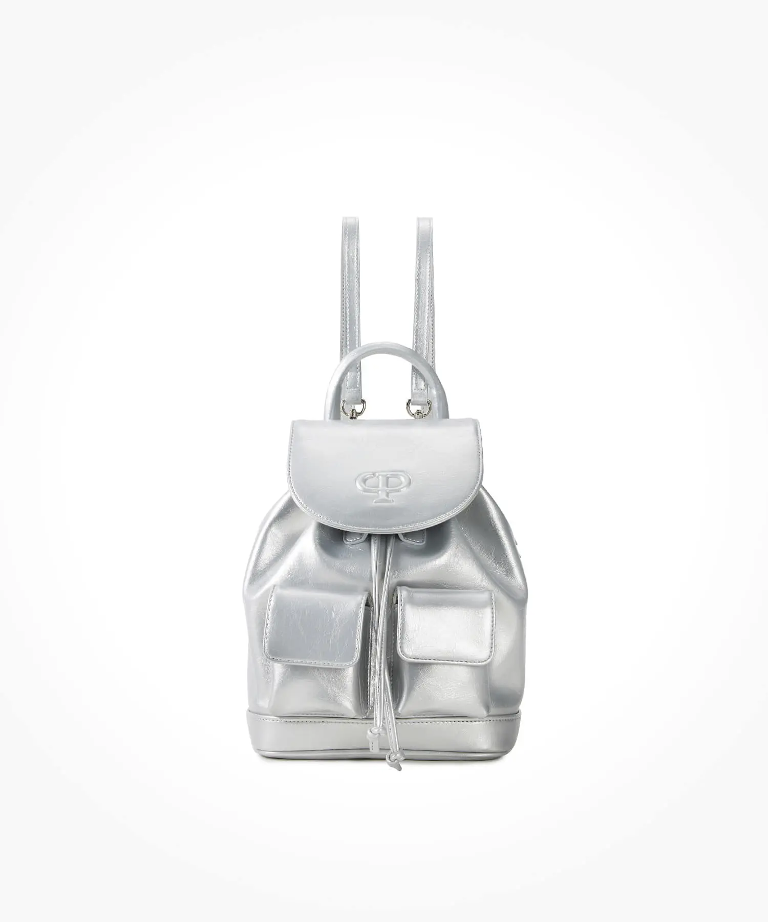 Christine Mini Backpack (Silver Glass)