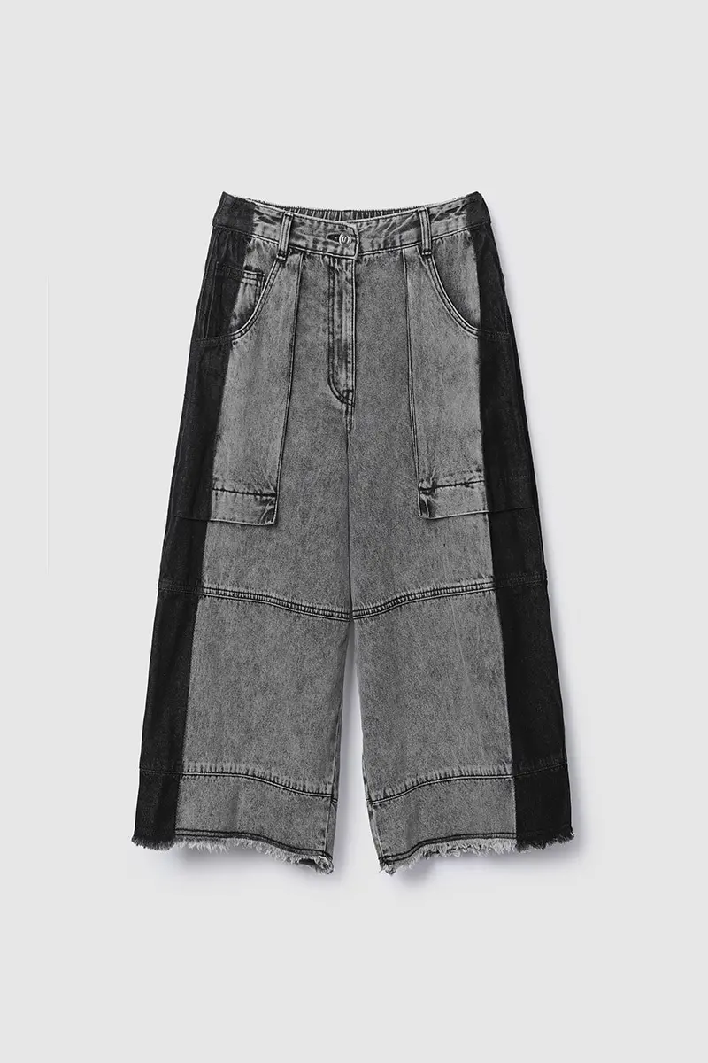 Bermuda Denim Pants Dark Grey