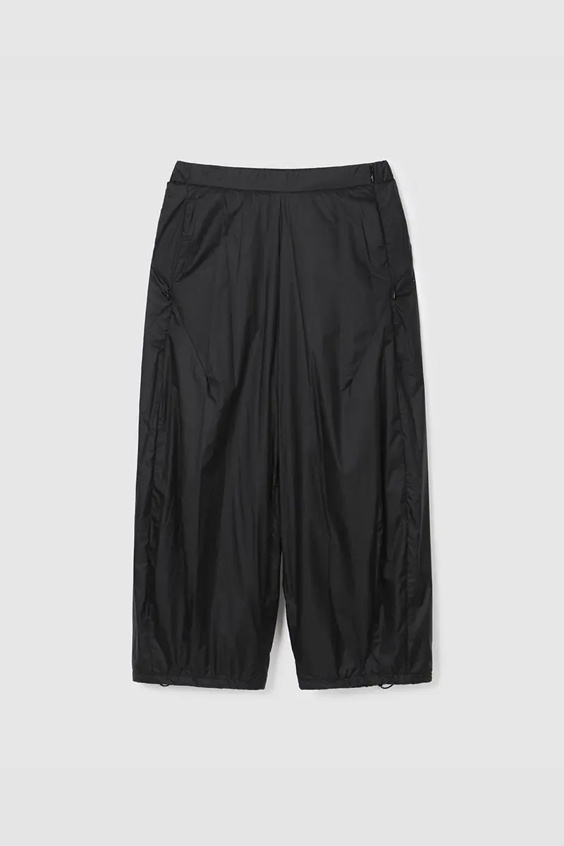 Brushed Lining Volume Pants Black