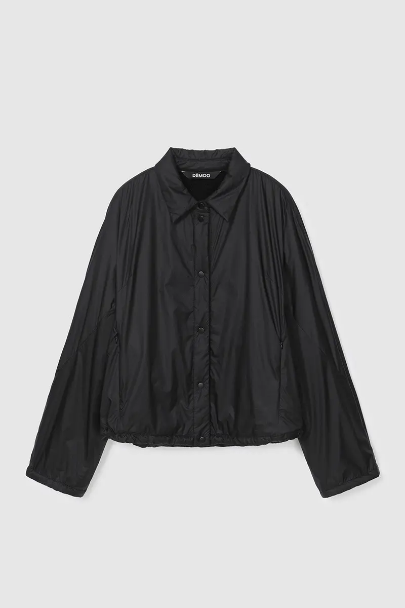 Brushed Lining Blouse Black