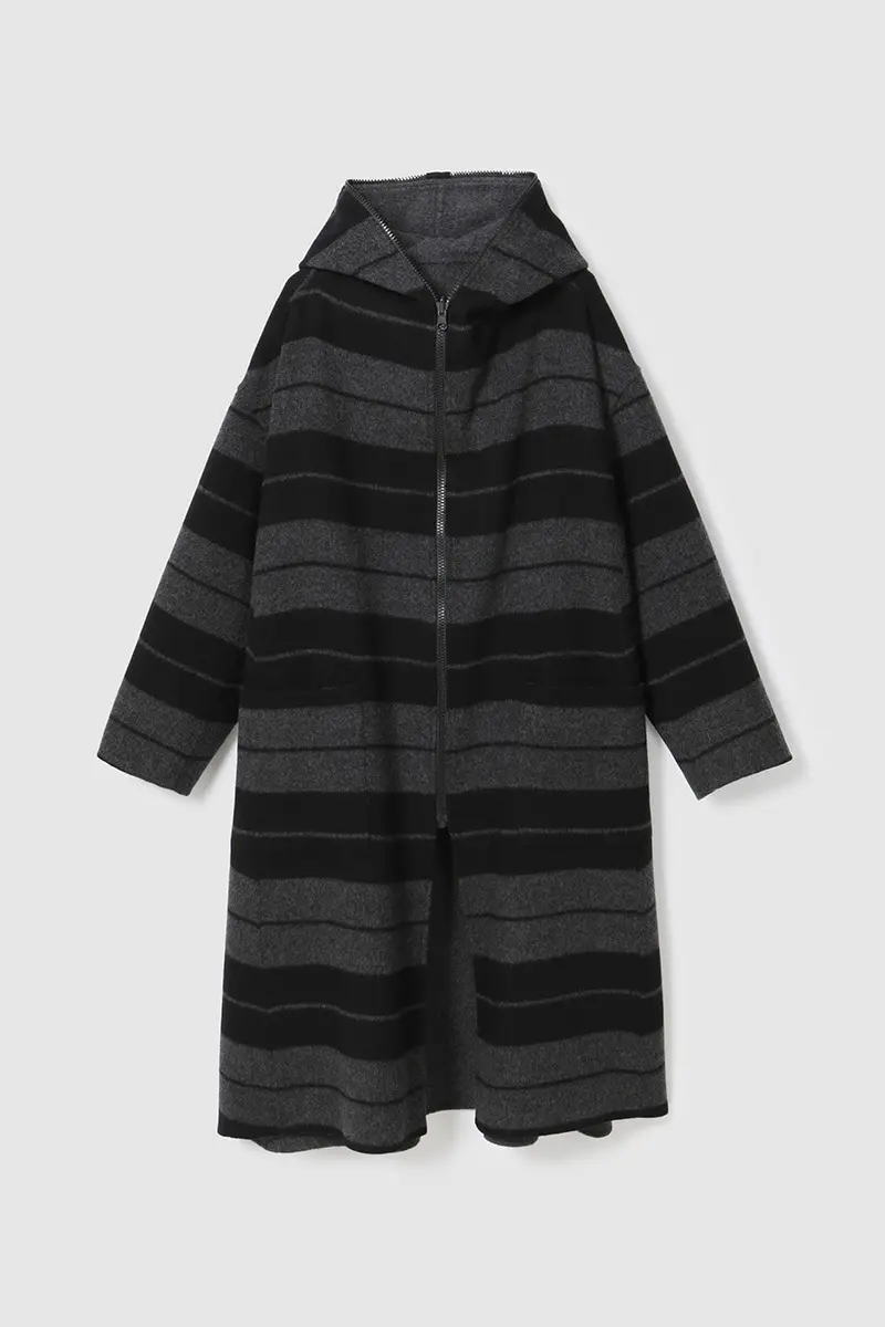 Handmade Reversible Coat Grey PT