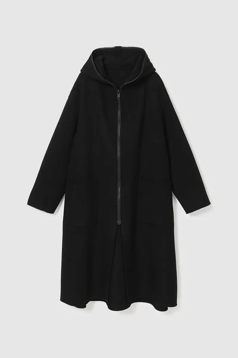 Handmade Reversible Coat Black