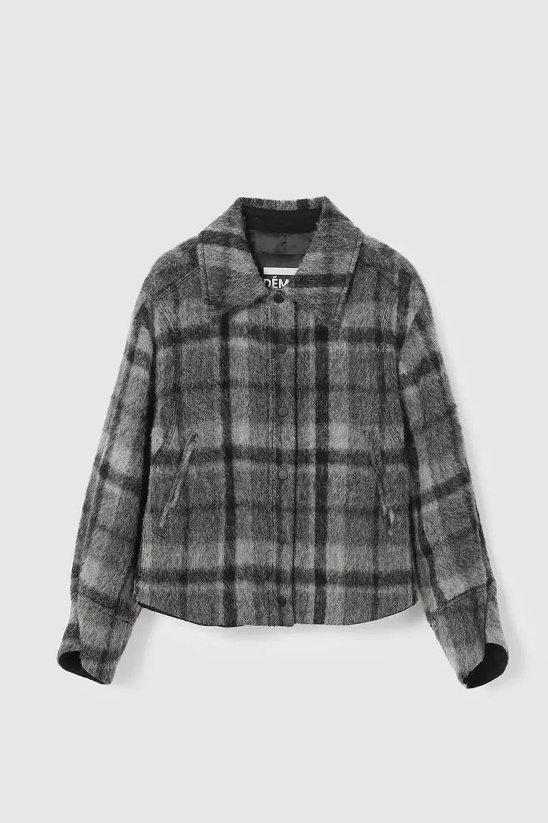 Hairy Check Jacket Grey PT