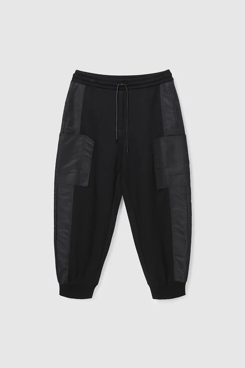 Neoprene Sweat Pants Black