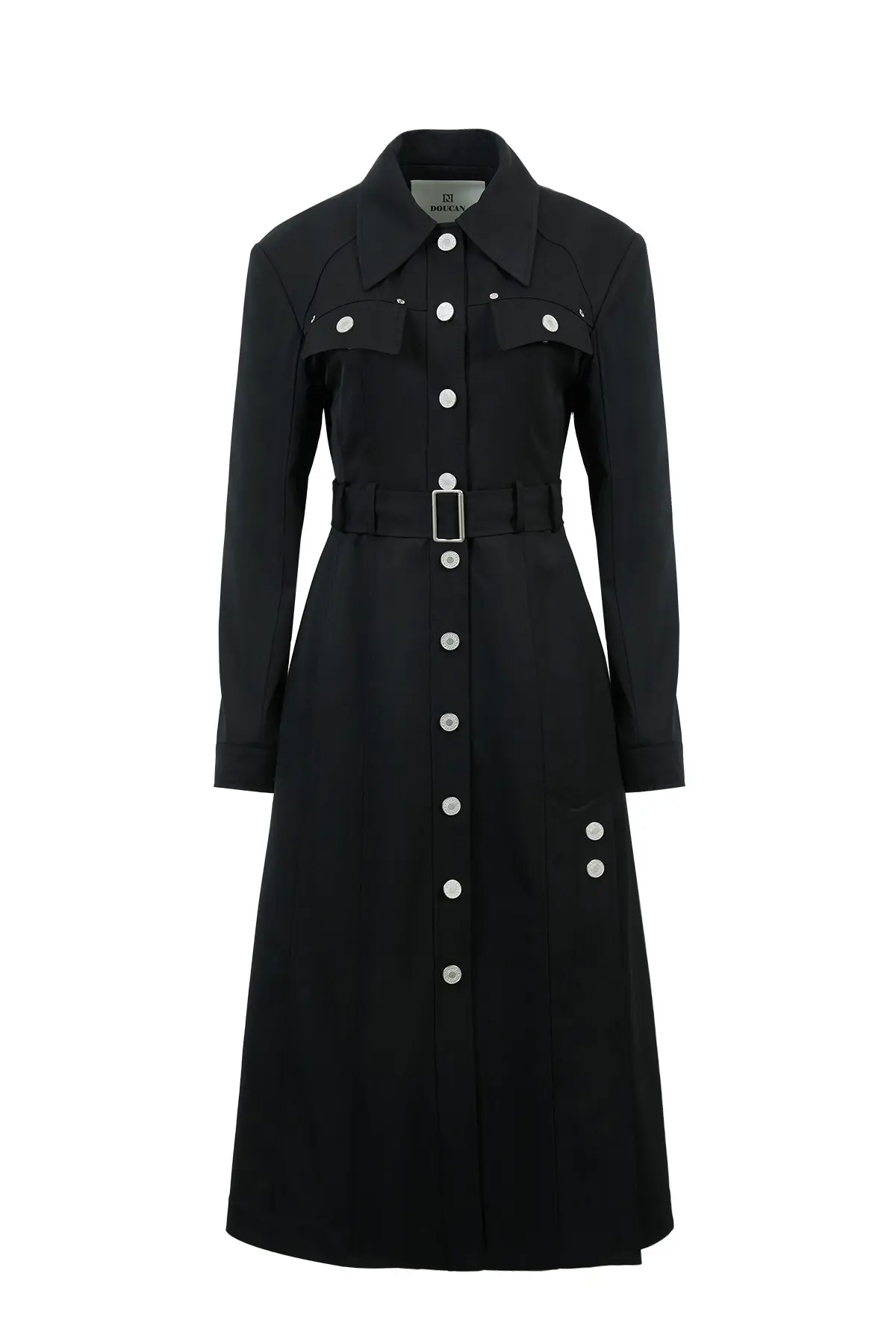 Slit Long Jacket Dress (B) — 画像 1