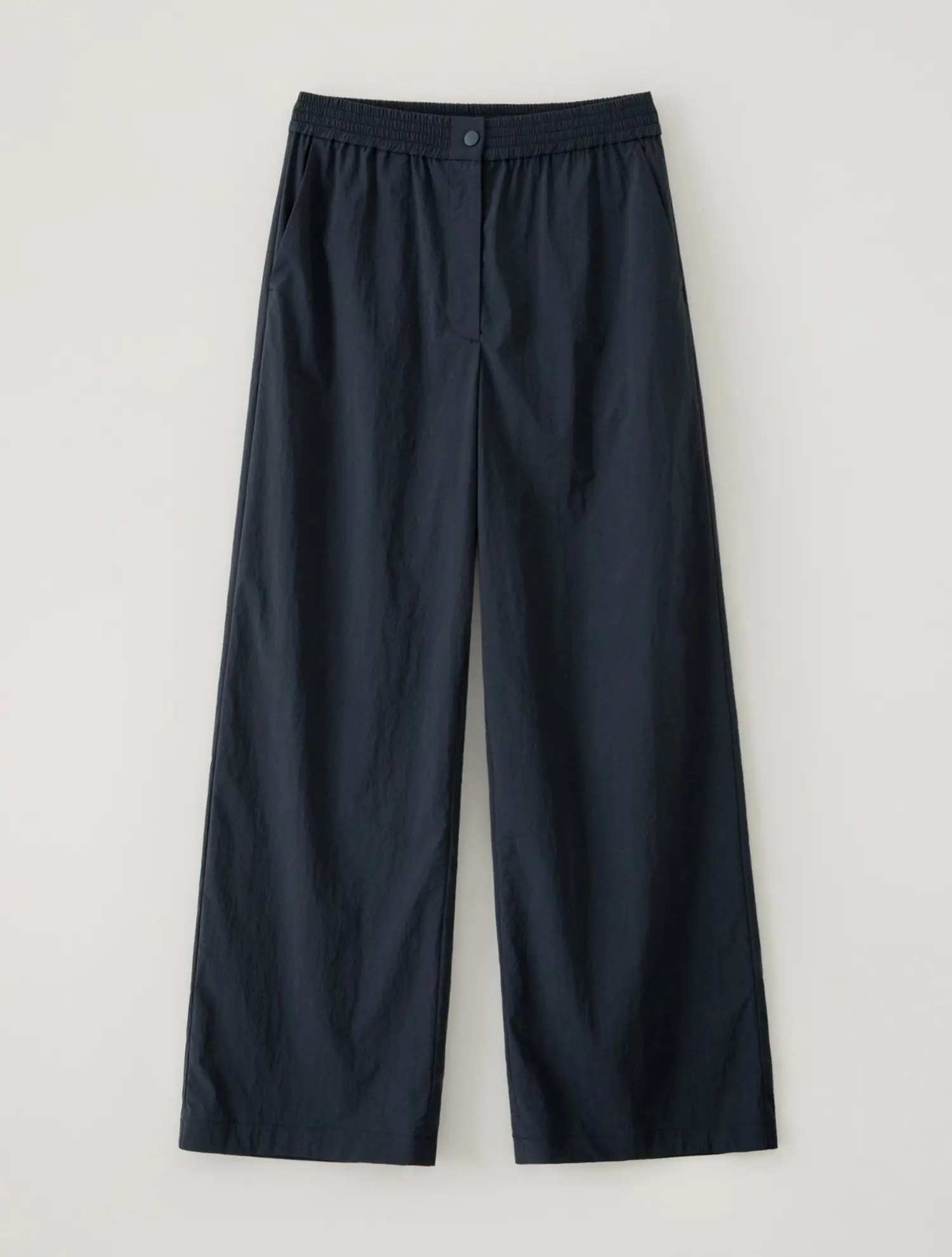 Wide Banding Pants (Navy)