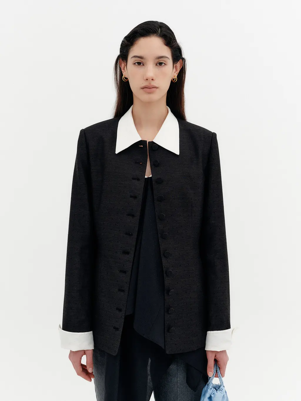 EENK — Convertible Collar Jacket - Black