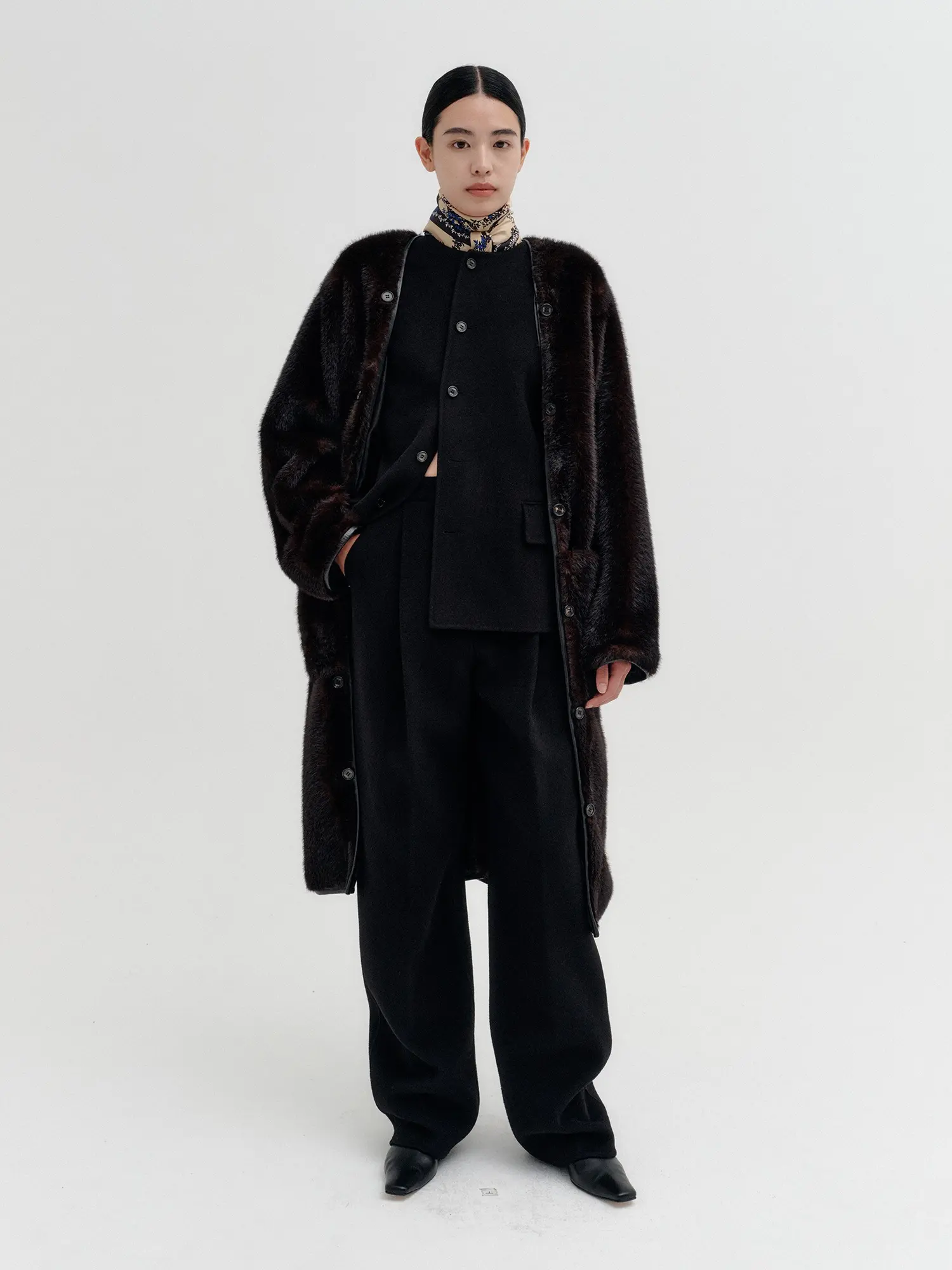 Dual Layer Transform Coat - Dark Brown